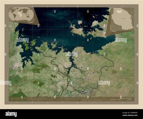 Mwanza Région De Tanzanie Carte Satellite Haute Résolution Lieux Et