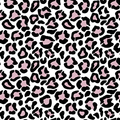 Pink Colorful Seamless Leopard Print Background Wild Exotic Animal