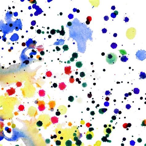 Abstract Watercolor Ink Splashes Stock Illustration Illustration Of