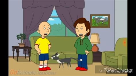 Caillou Gets Boris New Voice Of Paul And Gets Grounded Youtube