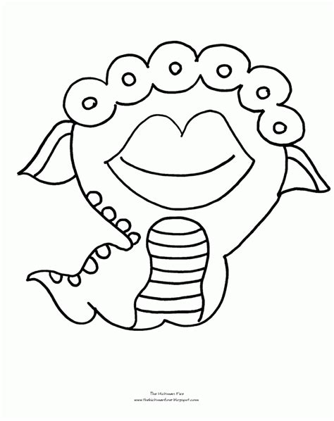 Monster Coloring Pages For Halloween - Coloring Home