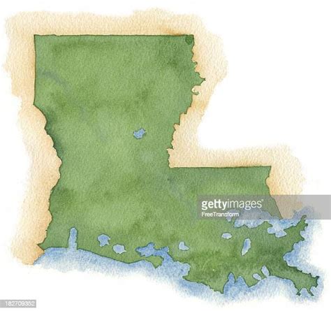 Louisiana Map Photos And Premium High Res Pictures Getty Images