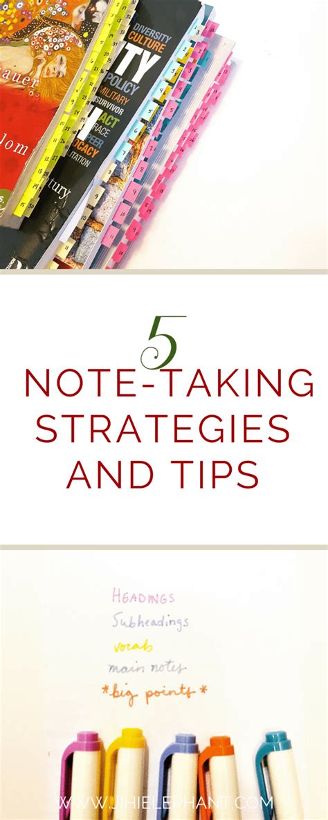 5 Essential Note Taking Strategies And Tips For College