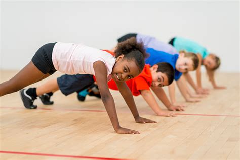 Kids In Gym Class Stock Photo Download Image Now Istock