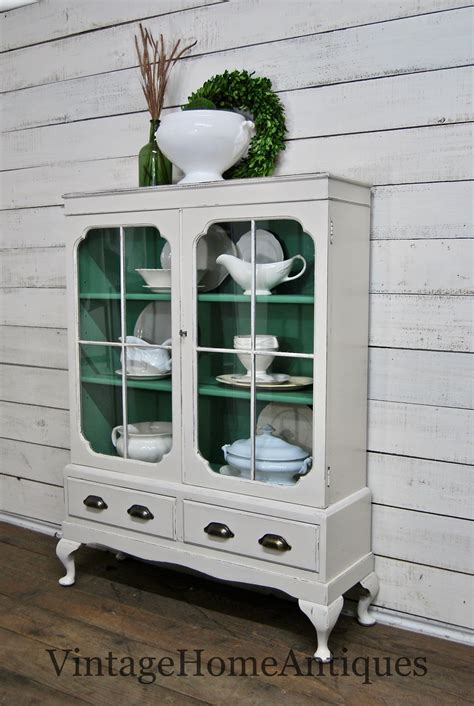 Antique doors can be customized to use as barn doors for the holistic home or the rustic farmhouse. Antique farmhouse glass door curio cabinet in in ...