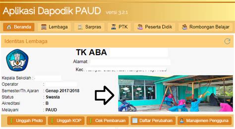 Isikan password, dan konfirmasi password lalu klik tombol simpan. Contoh Kop Surat Operator Sekolah - Gol Rumah