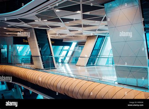 Modern Airport Terminal In Baku The Stylish Interior Stock Photo Alamy