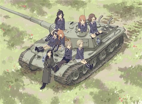 Military Uniform Anime Girls Zen Yukisuke Tank Anime Girls Und