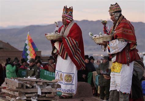 Celebración De Los Aymaras Bolivianos Tiwanaku Bolivia S Flickr