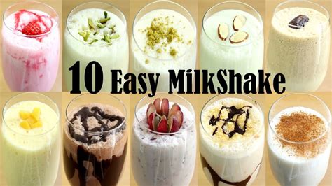 Only a few ingredients needed. 10 EASY MILKSHAKE RECIPE - HOW TO MAKE REFRESHING SUMMER ...