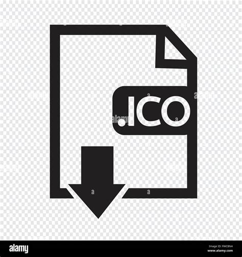 Image File Type Format Ico Icon Stock Vector Image And Art Alamy