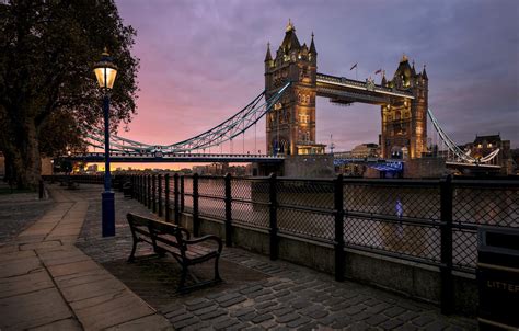 Wallpaper River England London Lantern Thames Tower Bridge