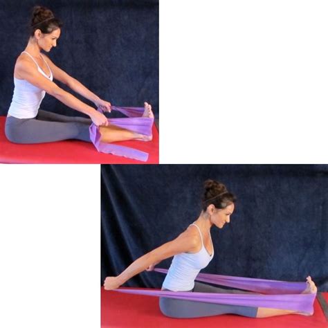 Use This Triceps Press With Resistance Band Exercise To Tone The Backs