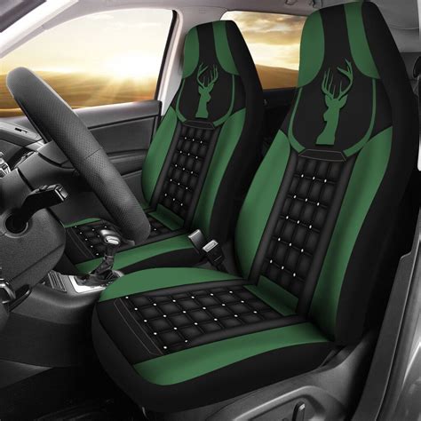 25cnvanml Deer Hunter Green Car Seat Covers Podoshirt
