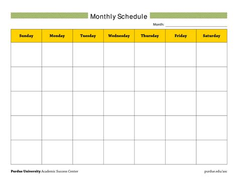 Monthly Roster Template Free Download - Printable Templates