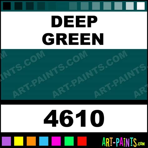 Deep Green Candy Pigment Airbrush Spray Paints 4610 Deep Green