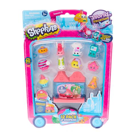 Shopkins 12 Pack Season 8 World Vacation Claires