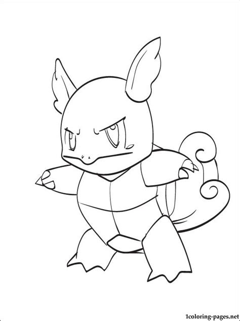 Wartortle Coloring Pages Coloring Pages