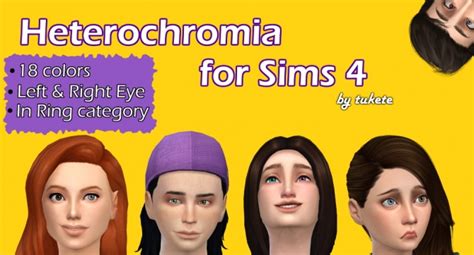 Heterochromia Different Eyes At Tukete Sims 4 Updates