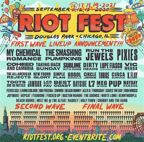 (daniel boczarski/redferns) redondo beach, ca — get ready for a punk fan's paradise. First wave of 2021 acts for Riot Fest announced : Lollapalooza