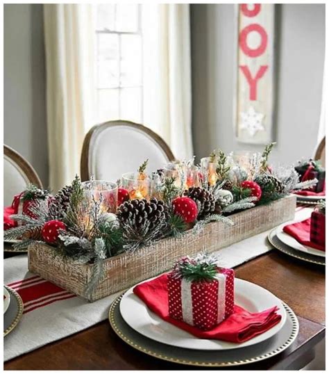 20 Cheap Simple Christmas Table Decorations