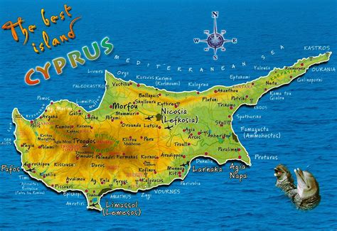 My Favorite Views Cyprus Map Fo The Best Island