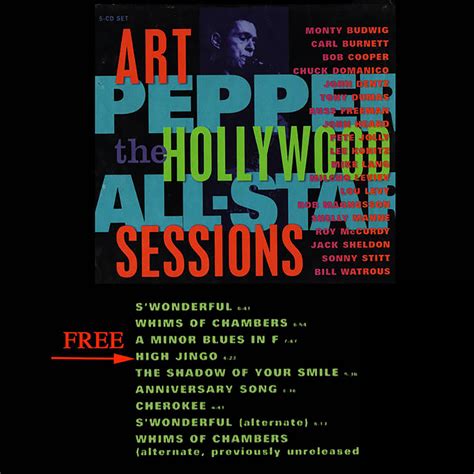 Hollywood All Star Sessions Pepperkonitz Art Pepper