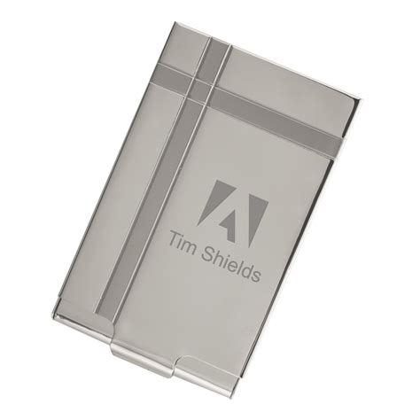 Cadogan zip card case $ 235. Executive Silver Metal Business Card Case