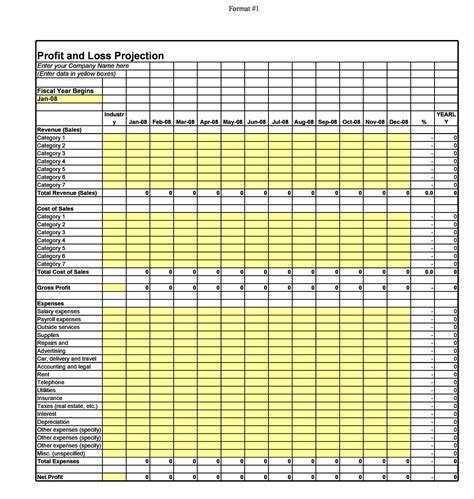 35 Profit And Loss Statement Templates And Forms