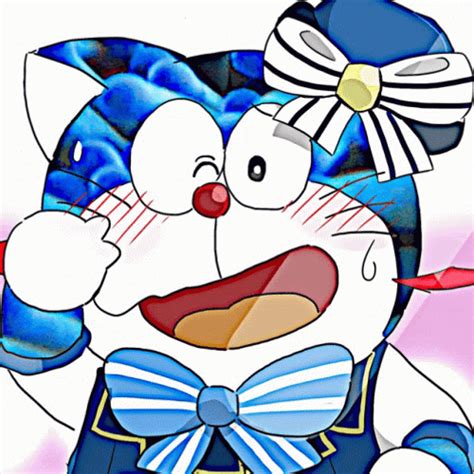 Cute Doraemon Girly Collage Art 