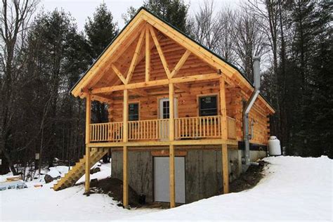 Northwood Log Cabin Plan By Coventry Log Homes Inc