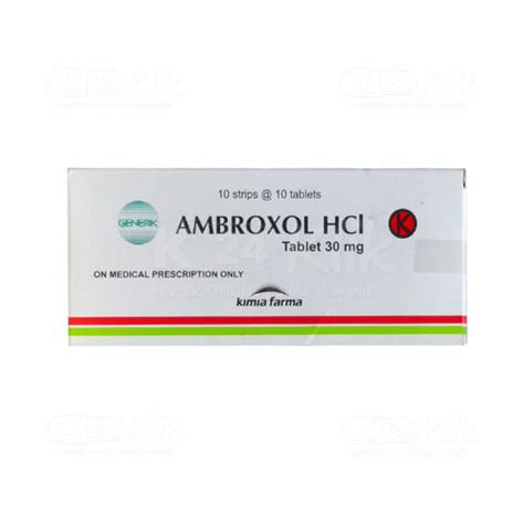 Ambroxol KF 30 Mg Tablet Manfaat Dosis Efek Samp