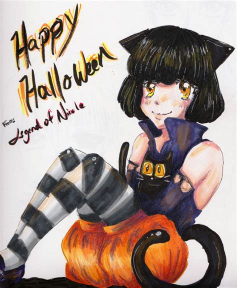 Happy Belated Halloween By Hackerblackrose