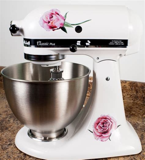 Victorian Roses Floral Bakery Kitchenaid Mixer Mixing Machine