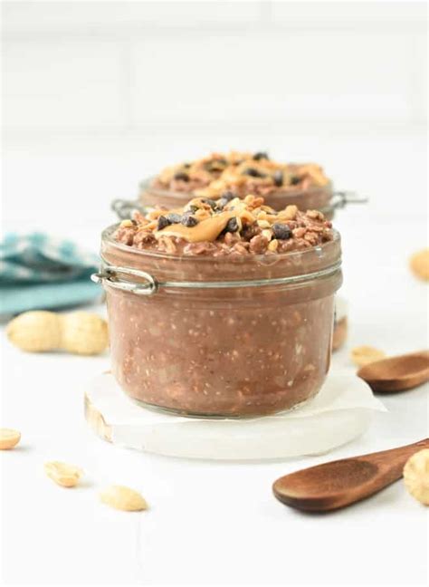 Chocolate Peanut Butter Overnight Oats The Conscious Plant Kitchen Tcpk