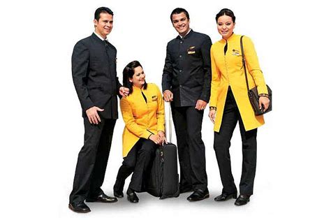 The airline uniform base color of jet blue color. Outlook India Photogallery - Leisure & Recreation