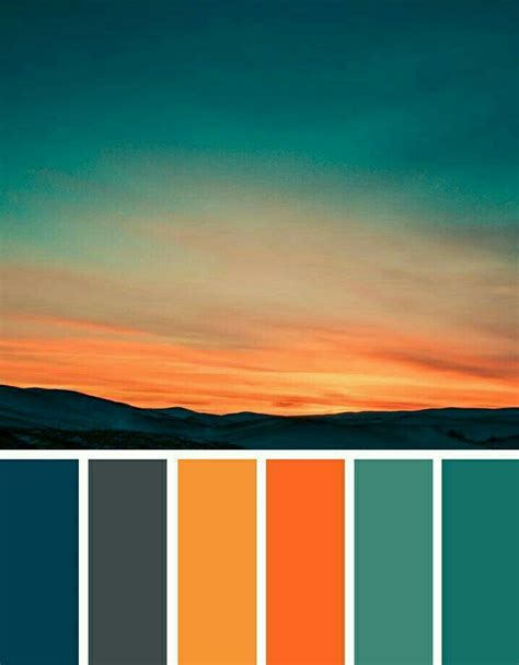 Pin By Tera Nations On Colour Stories Orange Color Palettes Summer