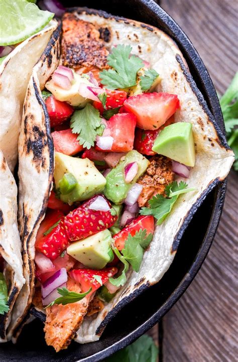 It is mexico's #1 salsa brand and mine too. Grilled Salmon Tacos with Strawberry Avocado Salsa ...