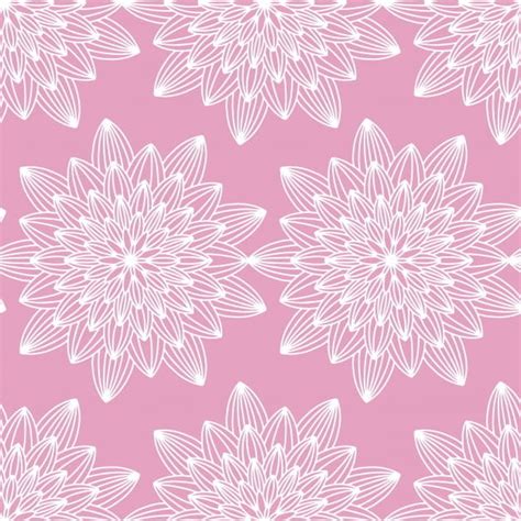 Pink Floral Background Eps Vector Uidownload