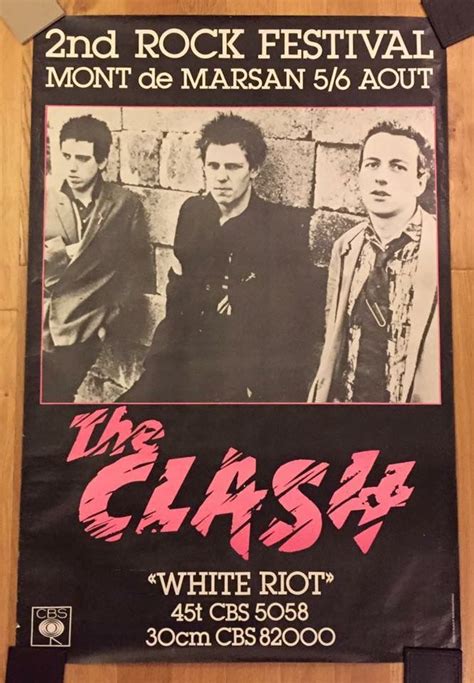 The Clash Punk Poster The Clash Band Posters
