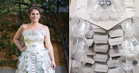 Bowel Cancer Survivor Creates Amazing Dress Made Out Of