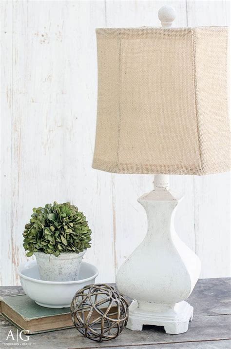 Lamp stands about 16 inches tall with shade on. Rustic Farmhouse Lamp Makeover | Farmhouse lamps, Lamp ...