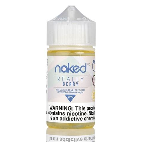 naked 100 really berry e juice 60ml vapesourcing