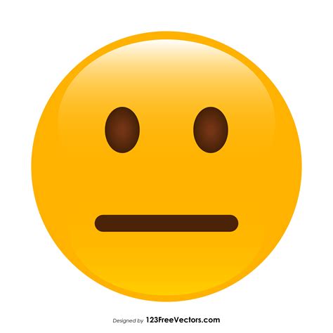 Most relevant best selling latest uploads. Neutral Face Emoji Vector Free