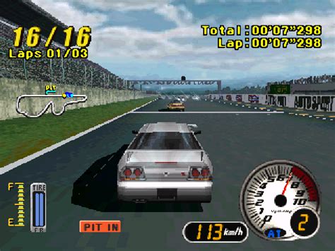 🕹️ Play Retro Games Online Advan Racing Ps1