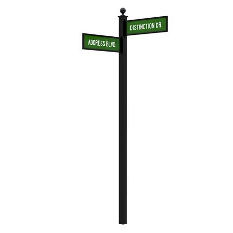 4 Square Street Sign Post System 4ever Products