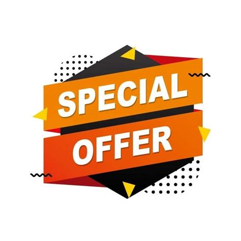 Special Offer Sale Banner Template Design With Colorful Design Isolated