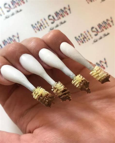 The Weirdest Nail Trends Youll Ever See Crazy Nails Crazy Nail Art