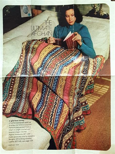 Ultimate Afghan From Mccalls Needlework And Crafts Fallwinter 1974 75