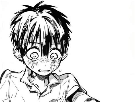 Jibaku Shounen Hanako Kun Manga Boy Crying Cry Blushing Blush Cute